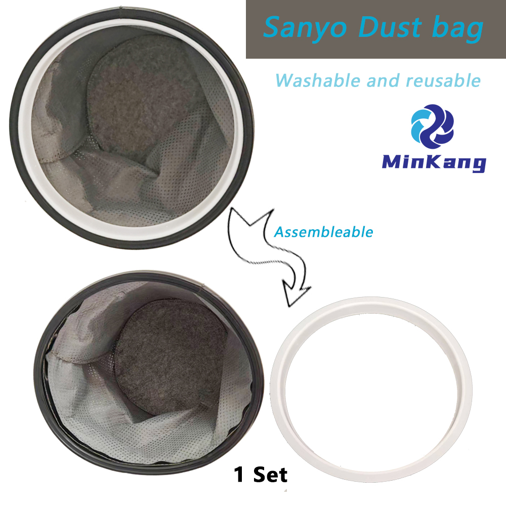 1 Set Dust vacuum bag for Sanyo BSC-WD80 WD90 WD95 WDB801 vacuum cleaner accessories