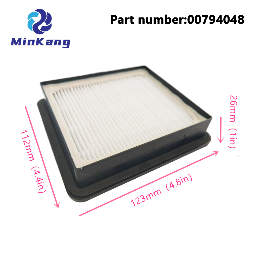 Output HEPA Filter ZVCA335X (A6012014012.0) 00794048 for Zelmer Vacuum Cleaner 
