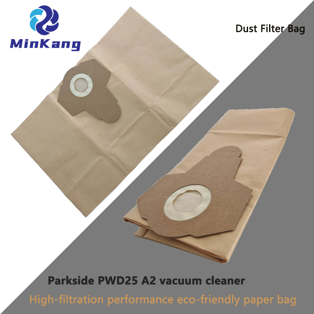 Dust Filter Bag for Parkside PWD25 A2 vacuum cleaner 