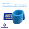 ZVCA752X 00797694 + HEPA Filter 00632555 Filter Kit for Zelmer \ Bosch Vacuum Cleaner 