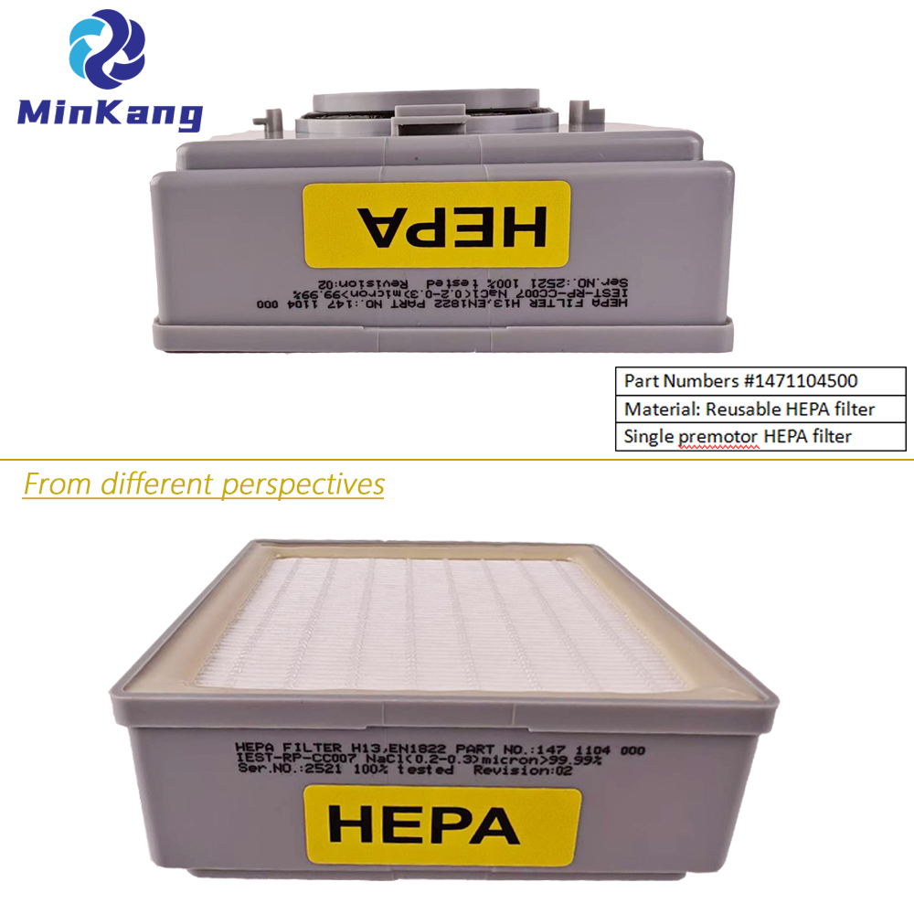 Replacement HEPA Filter for upstream of Nilfisk GD5, GD10 Backpack Vacuum Cleaner