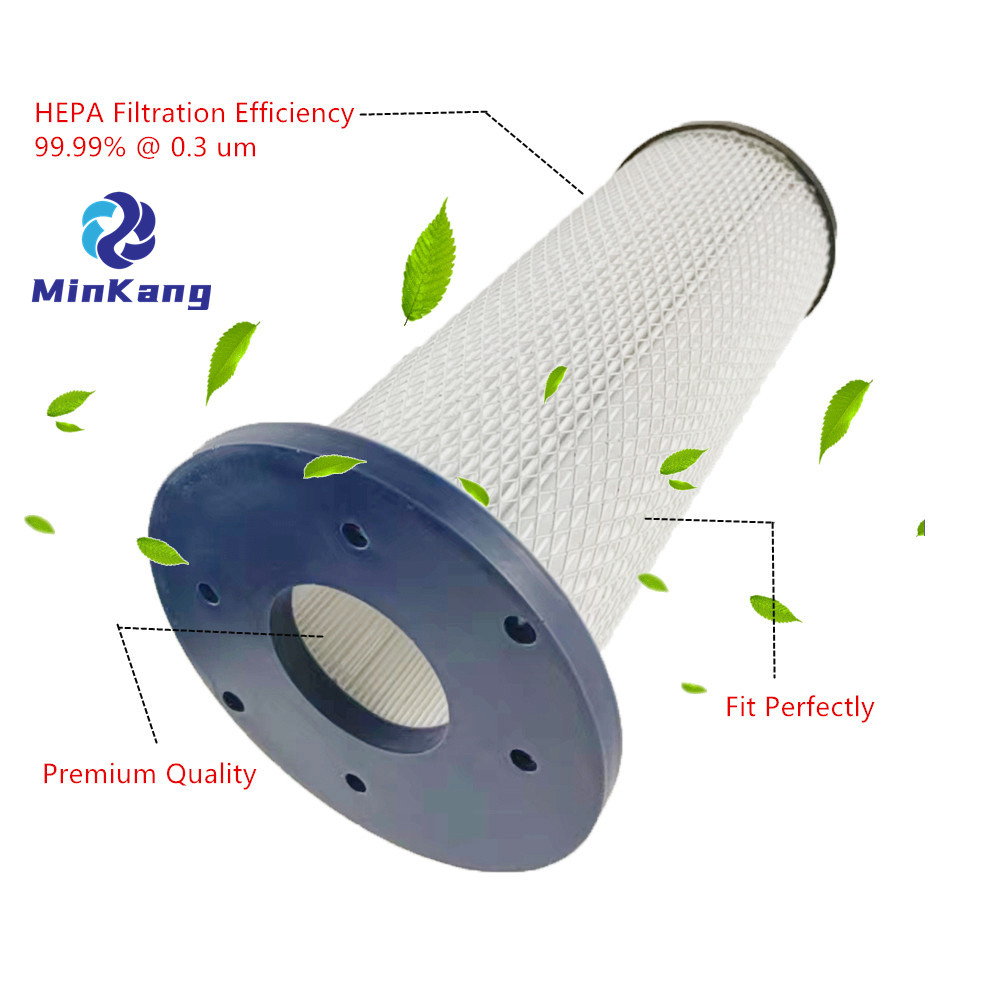 Cartridge conical pre-filters and HEPA filters Metal Mesh Replacement for Dashclean Industrial Dust Control vacuums