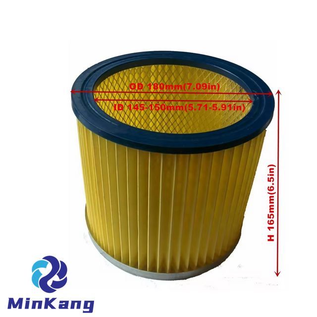FIL18 Cartridge HEPA filtration media Pleated Paper Filter FITS LIDL PARKSIDE 1300, 1400,1500 VACUUM FILTER WET/DRY 
