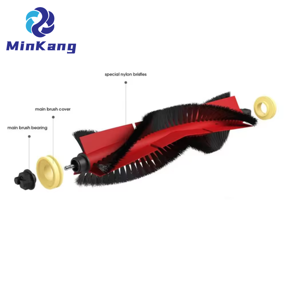 Red Main Roller Brush vacuum cleaner parts for xiaomi Sweeper accessories fit for Roidmi eve Plus