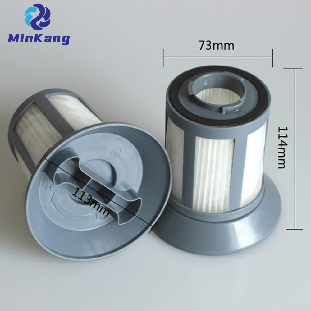 HEPA Filter & Insert Nylon Filter for Bomann BS 9022 CB for Clatronic BS 1293 Eco Cyclon, for Midea VCA351 MVCC33A5 Robot Vacuum 