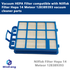 Vacuum HEPA Filter replacement for Nilfisk Filter Hepa 14 Meteor 128389393 vacuum cleaner parts