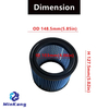  90398 Type AA vacuum cleaner fine dust filter for Shop-Vac 3.5 Gallon Wet Dry Vac 3HM300A vacuum cleaner parts