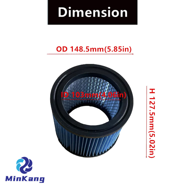  90398 Type AA vacuum cleaner fine dust filter for Shop-Vac 3.5 Gallon Wet Dry Vac 3HM300A vacuum cleaner parts
