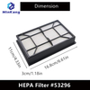 EF-9 #53296 HEPA Media Exhaust HEPA filter for the Titan T8000 canister vacuum cleaner part 591002114