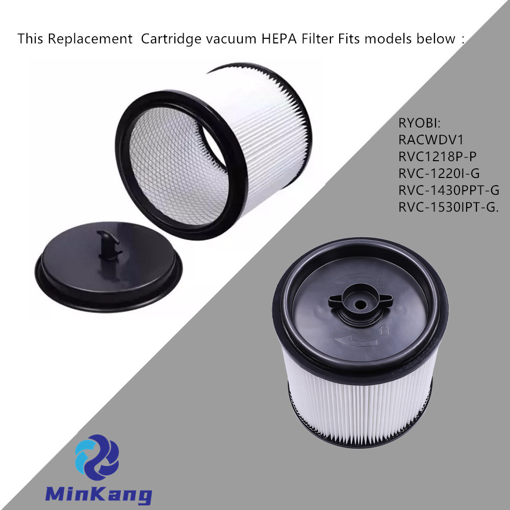 Cartridge vacuum HEPA Filter for Parkside PNTS 1250 1300,RYOBI RVC-1220I-G vacuum cleaner parts 