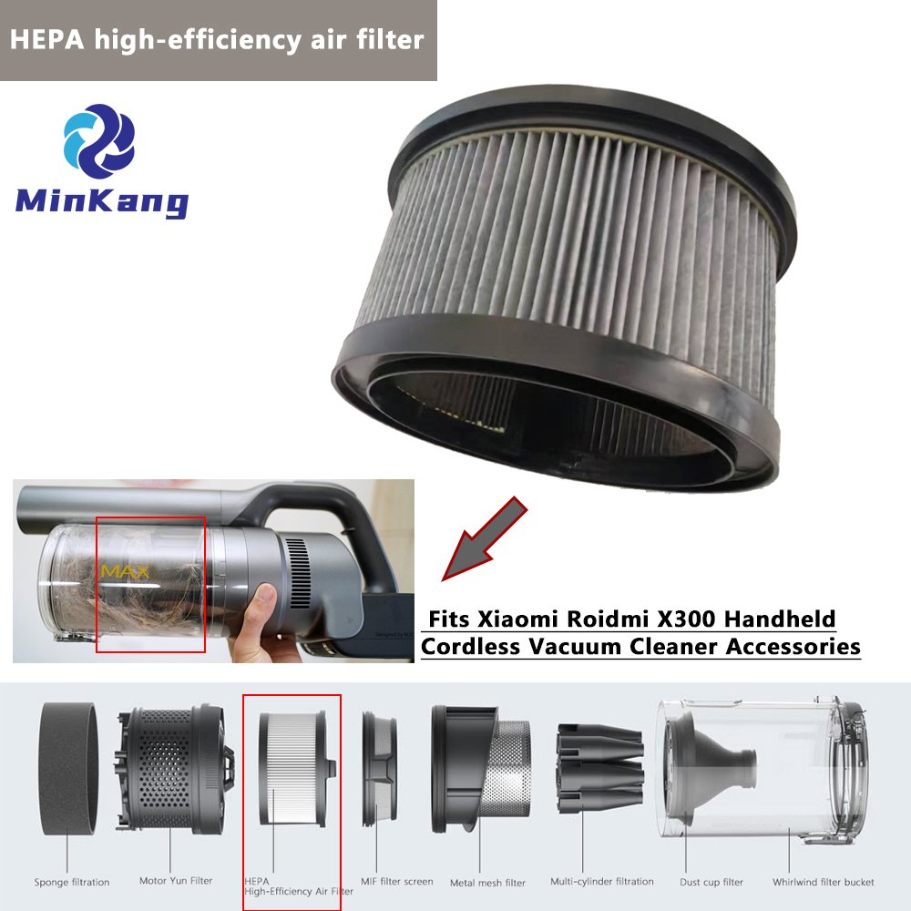Vacuum hepa air filter for Xiaomi Roidmi X300 Handheld Cordless Vacuum Cleaner 