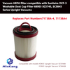 Vacuum HEPA filter for Sanitaire DCF-3 Washable Dust Cup Filter 68903 SC5745, SC5845 Series Upright Vacuums