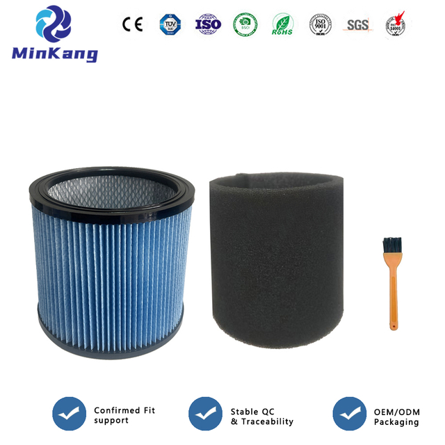 Cartridge vacuum HEPA wet foam Sleeve filter replacement for Dayton cleaning vacuum cleaner filter in china