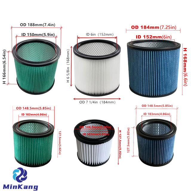 Wet and Dry Cartridge Vacuum HEPA replacement filter for Shop-Vac 90304 90398 vacuum cleaner filters 