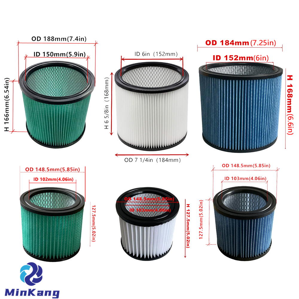 Wet and Dry Cartridge Vacuum HEPA replacement filter for Shop-Vac 90304 90398 vacuum cleaner filters 