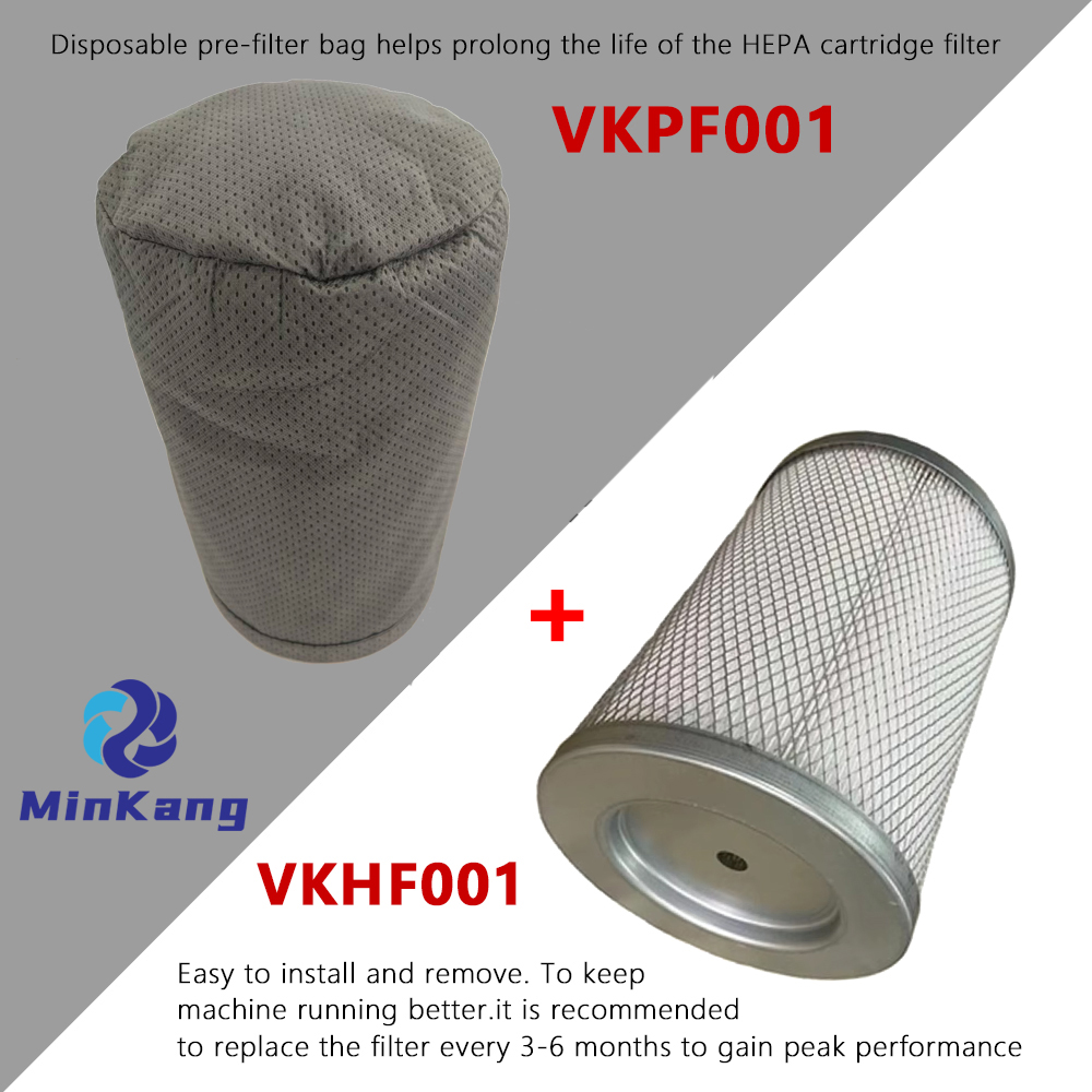 Cartridge Vacuum HEPA Pre-Filter with Clamp for Vacmaster Industrial VK811PH & VK1011SIWTH cleaning vacuum filter