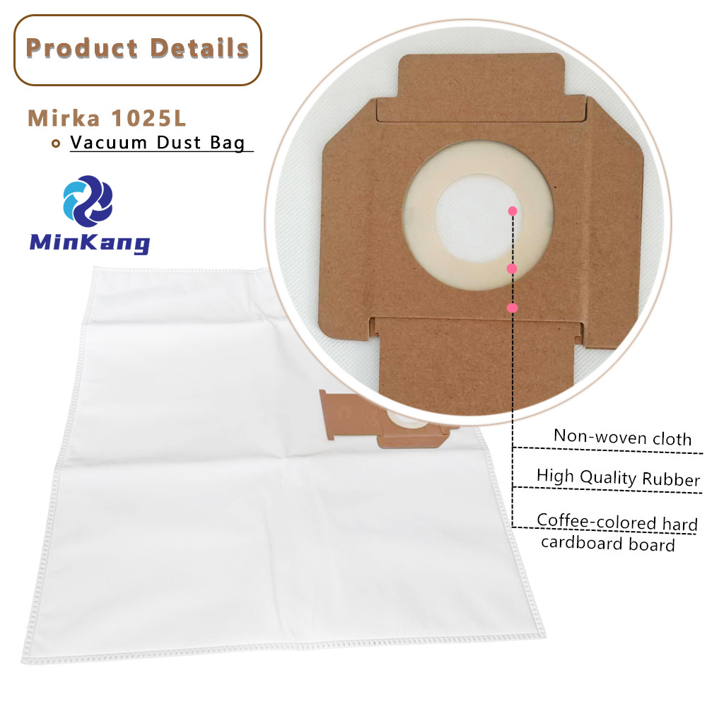 Vacuum Cleaner Dust Bag for Mirka 1025L 1025PC Replace Vacuum Cleaner Spare Parts Accessory