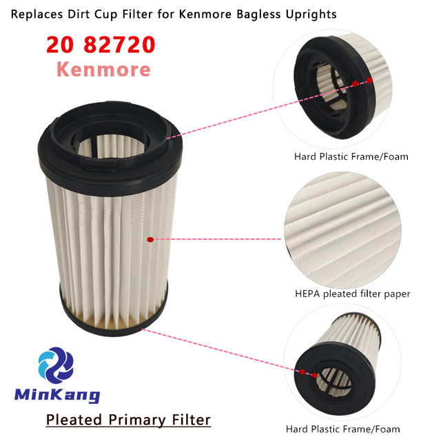 20 82720 TOWER Replacement Dirt Cup Filter for Kenmore Bagless Uprights vacuum cleaner parts 