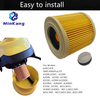 Cartridge vacuum cleaner filter replacement for karcher Hepa Filter Flat-Pleated Filter Vacuum Cleaner Accessories Parts