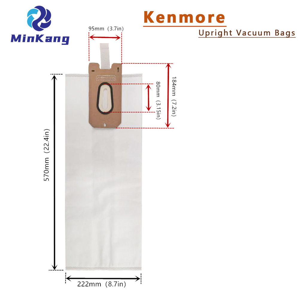 Dust filter replace a vacuum bag replacement for Kenmore BU1001 upright dry pick-up only vacuum bags
