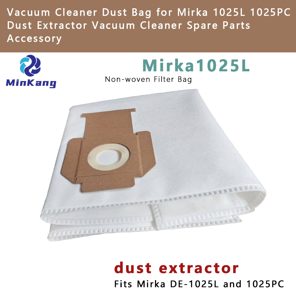 Vacuum Cleaner Dust Bag for Mirka 1025L 1025PC Replace Vacuum Cleaner Spare Parts Accessory