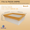 Rectangular replacement Flat-pleated Hepa Filter for Bosch PAS30-240PRS Vacuum Cleaner Accessories 