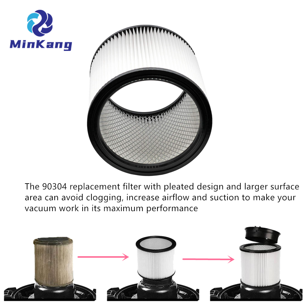 Wet and Dry Cartridge Vacuum HEPA replacement filter for Shop-Vac 90304 90398 vacuum cleaner filters 