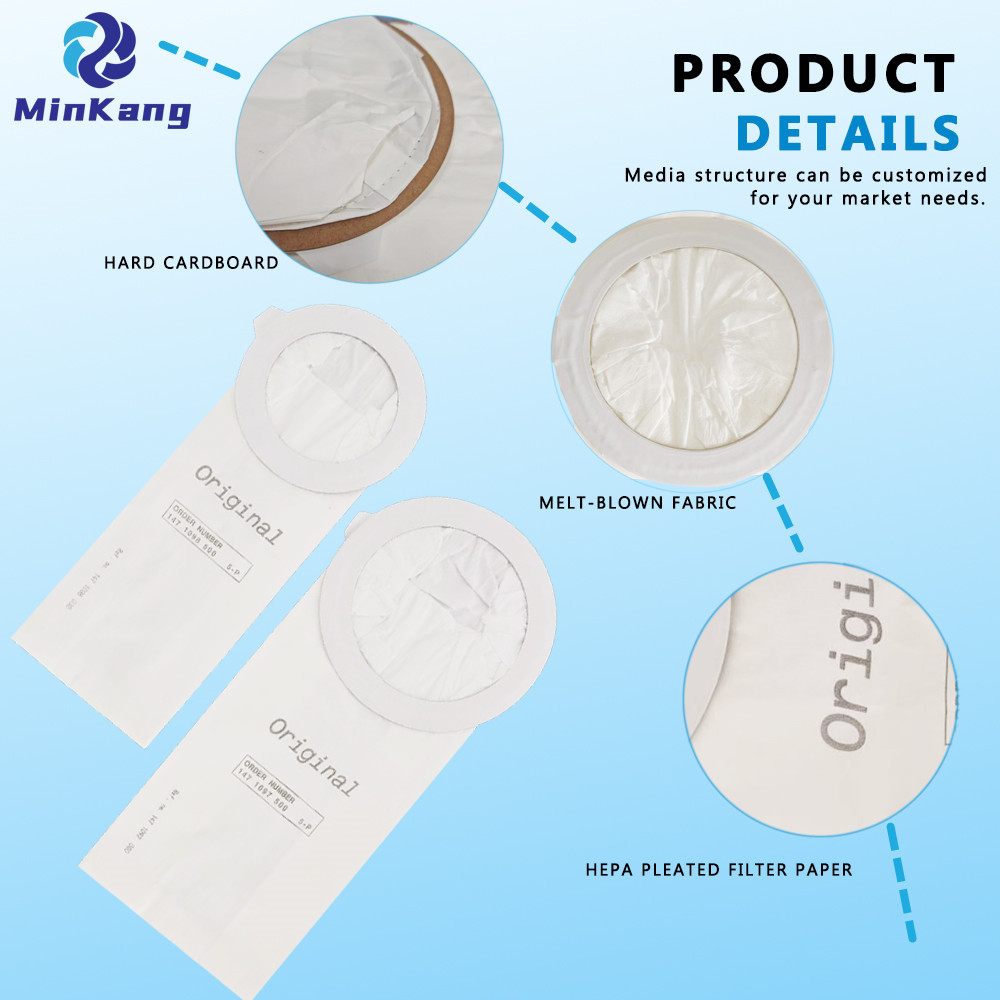 Vacuum Cleaner Filter Bag Replacement for Nilfisks Industrial Vacuum Cleaners
