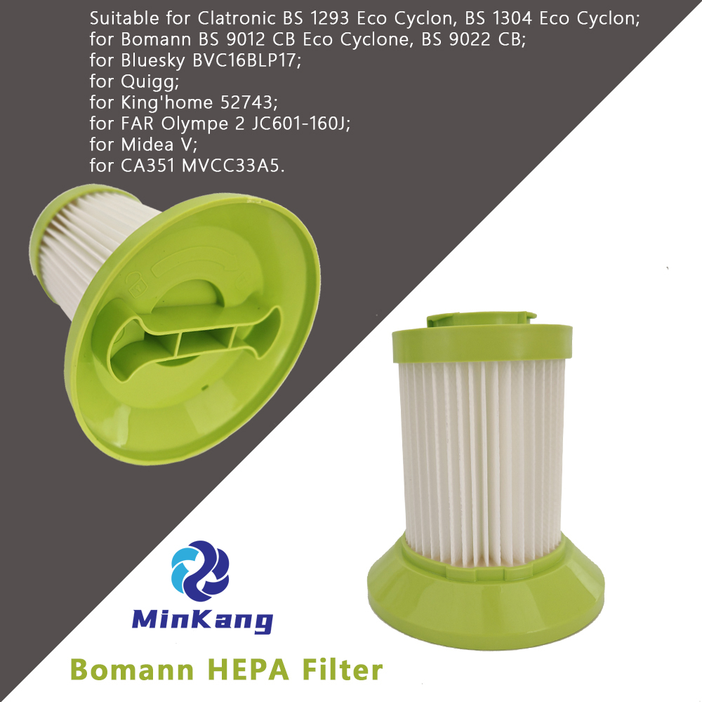 HEPA Filter for Bomann BS 9022 CB ,Clatronic BS 1293 VCA351 MVCC33A5 Robot Vacuum Cleaner Replacement Parts
