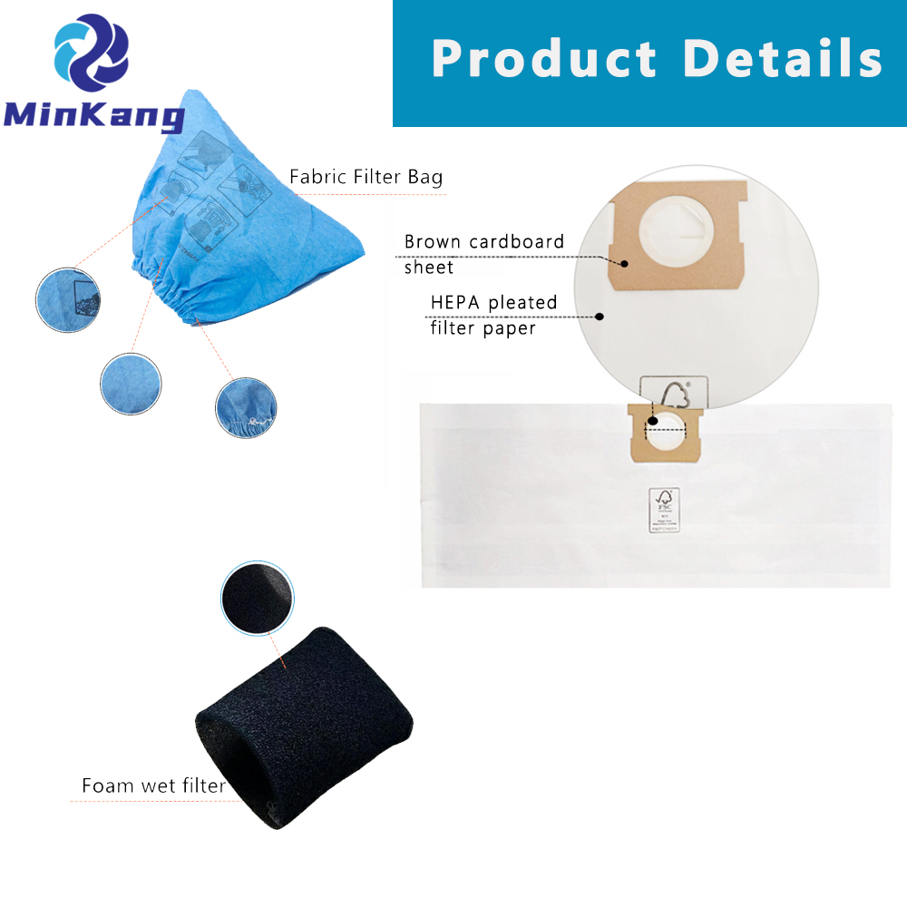 WET & DRY VACUUM CLEANER replacement filter for Parkside PWD 20 C3 cleaning vacuum filter