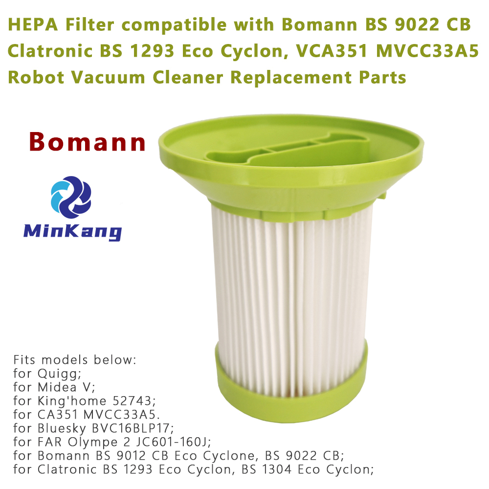 HEPA Filter for Bomann BS 9022 CB ,Clatronic BS 1293 VCA351 MVCC33A5 Robot Vacuum Cleaner Replacement Parts