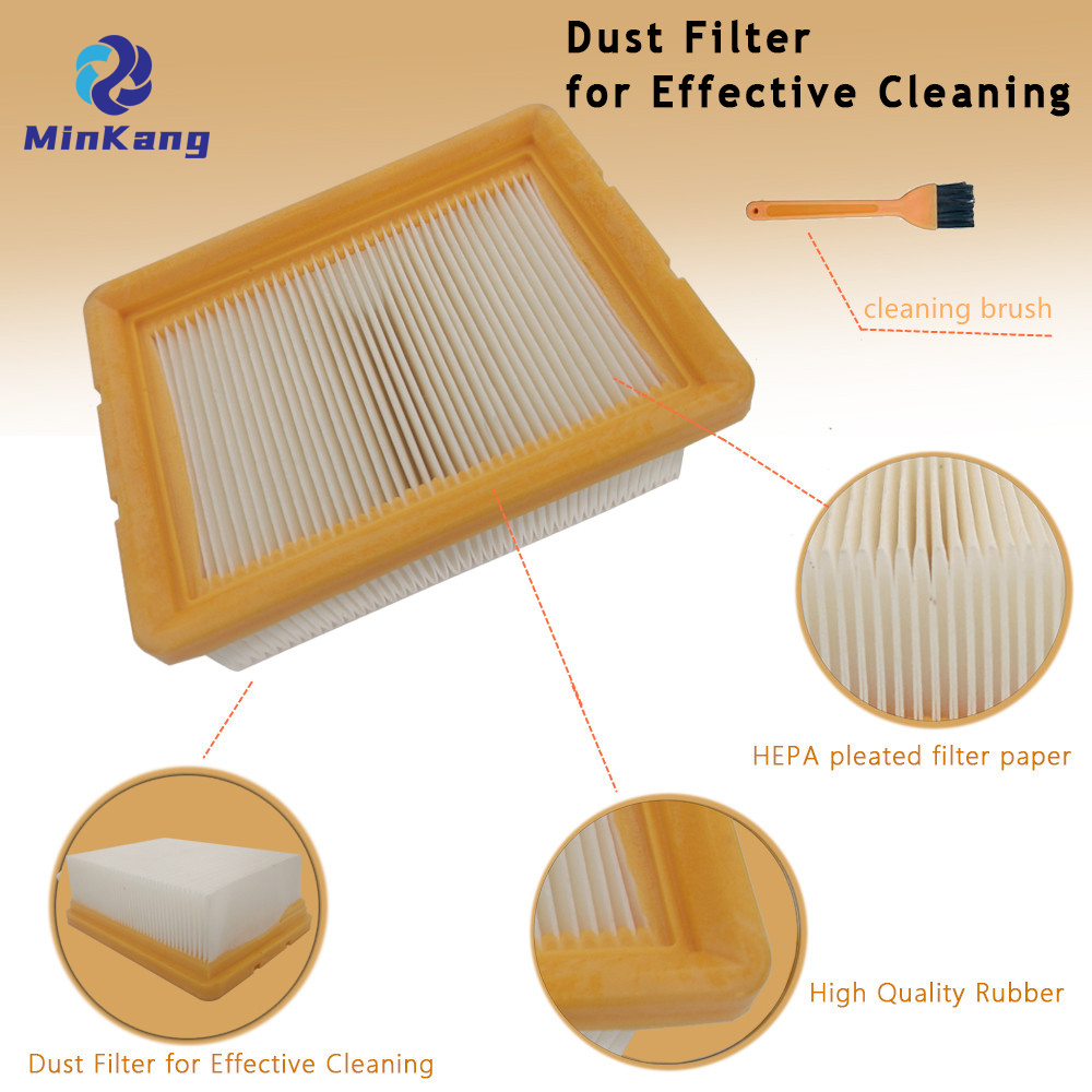 Rectangular replacement Flat-pleated Hepa Filter for Bosch PAS30-240PRS Vacuum Cleaner Accessories 